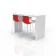 FB-MH-P36 - Furniture Package High White/Red